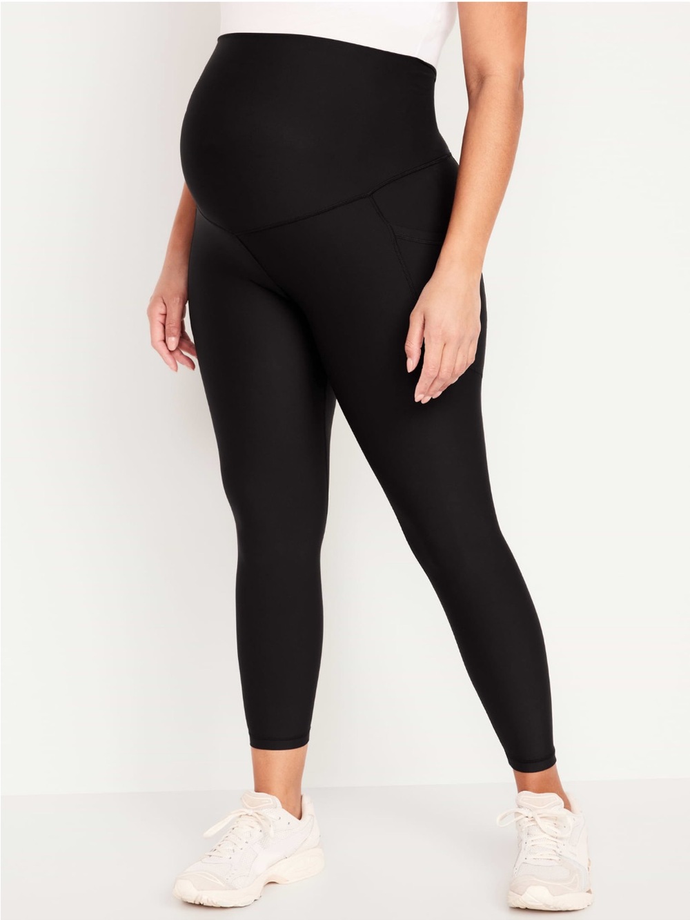 Old Navy Maternity Full Panel Active Powersoft High Rise Go Dry Leggings Size M